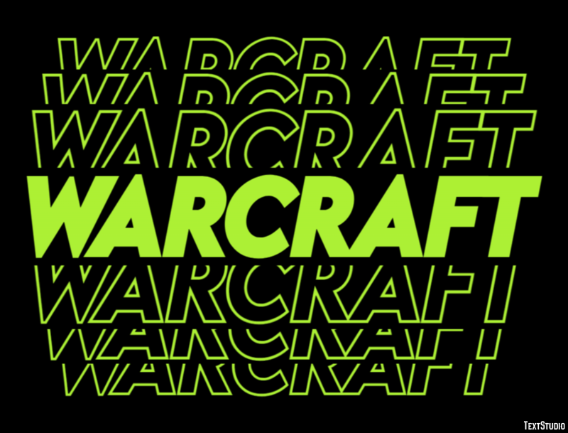 Warcraft Efekt tekstowy