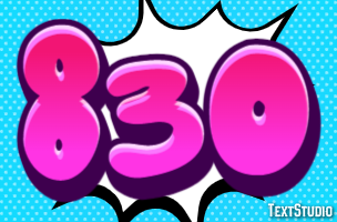 830 Text Effect