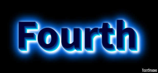 Fourth Text Effect