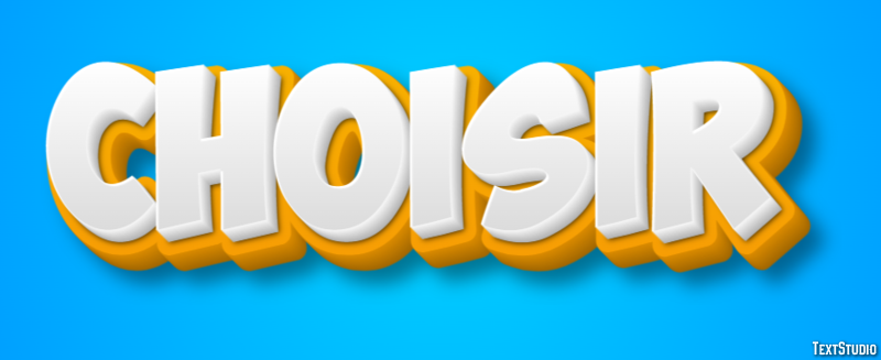 Choisir Effet de Texte
