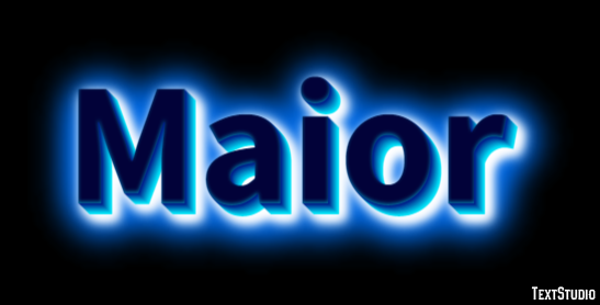 Maior Efeito de texto