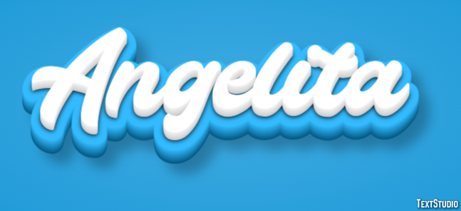 Angelita Text Effect