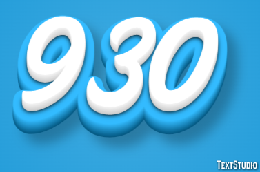 930 Text Effect