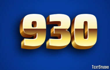930 Text Effect