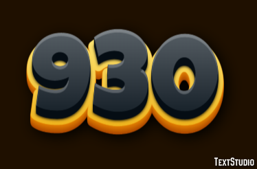 930 Text Effect