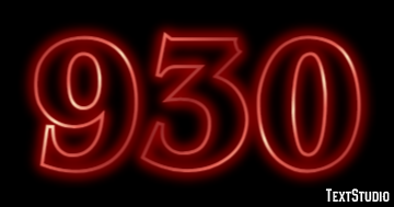 930 Text Effect