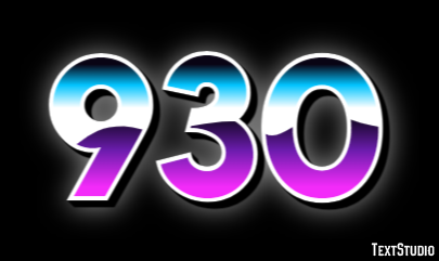 930 Efecto de Texto