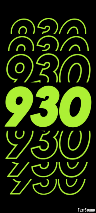 930 Text effect