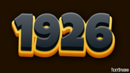 1926 Efecto de Texto