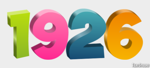 1926 Effet de Texte