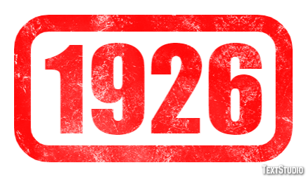 1926 Efecto de texto