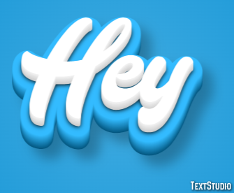 Hey Effetto testo