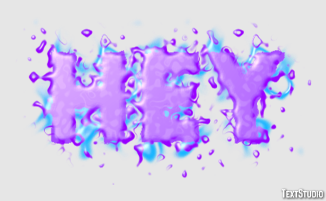 Hey Effet de Texte