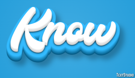 Know Text Effect