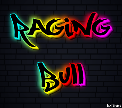 Raging Bull Text Effect