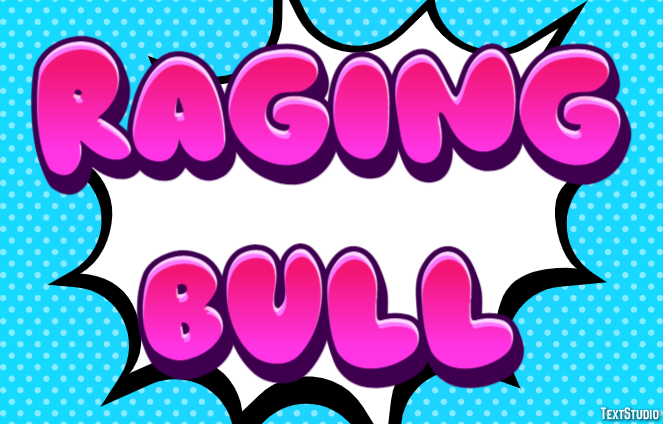 Raging Bull Text effect