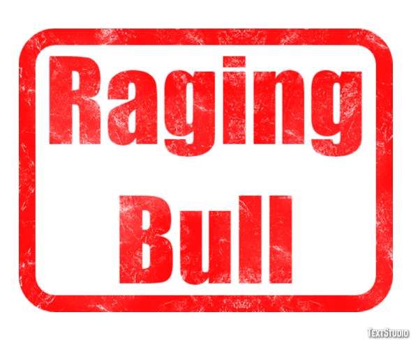 Raging Bull Efecto de Texto
