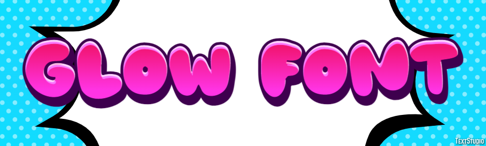 Glow Font Text effect