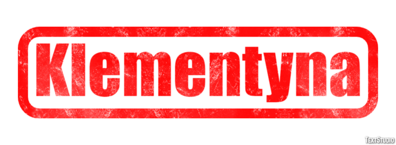 Klementyna Efekt tekstowy
