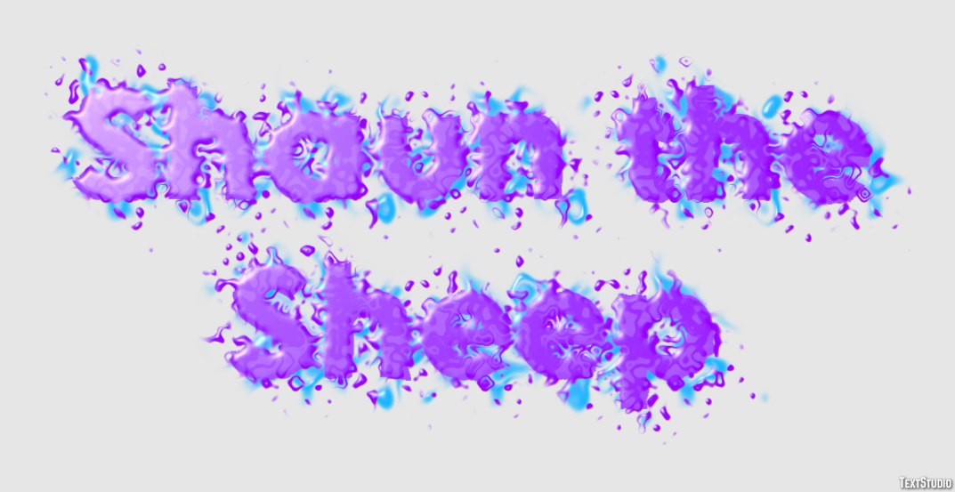 Shaun the Sheep Efeito de texto