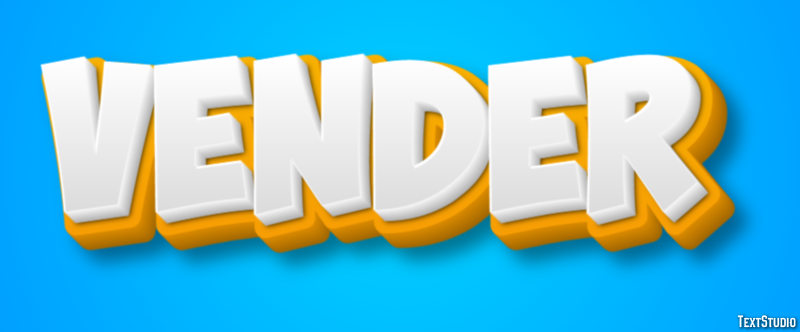 Vender Effet de Texte