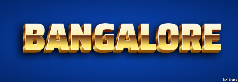 Bangalore Effetto testo