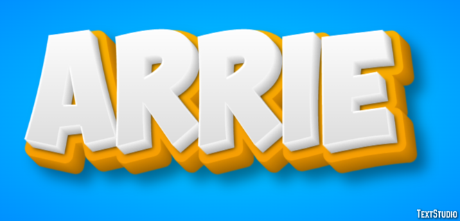 Arrie Text effect