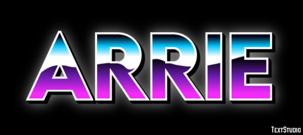 Arrie Эффект текста