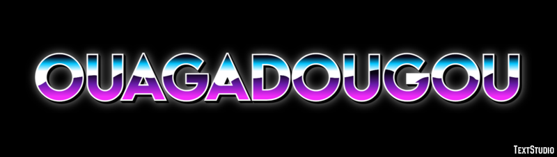 Ouagadougou Efecto de Texto