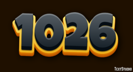 1026 Tekst Effect