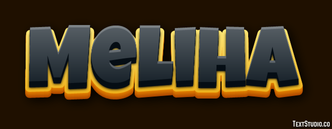 Meliha Efeito de texto