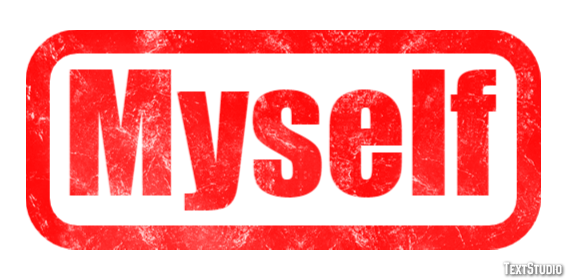Myself Tekst Effect