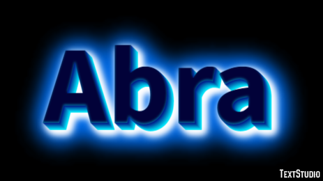 Abra Эффект текста