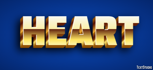 Heart Texteffekt