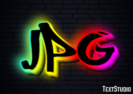 JPG Tekst effect