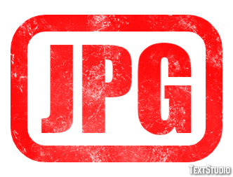 JPG Tekst effect