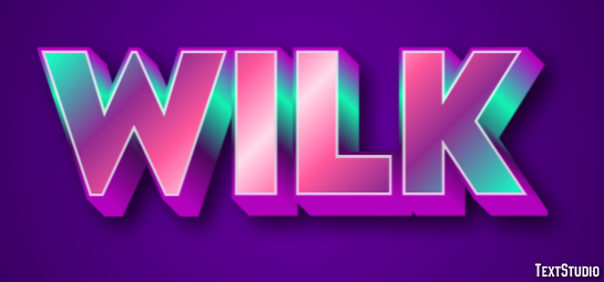 Wilk Texteffekt