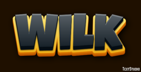Wilk Texteffekt