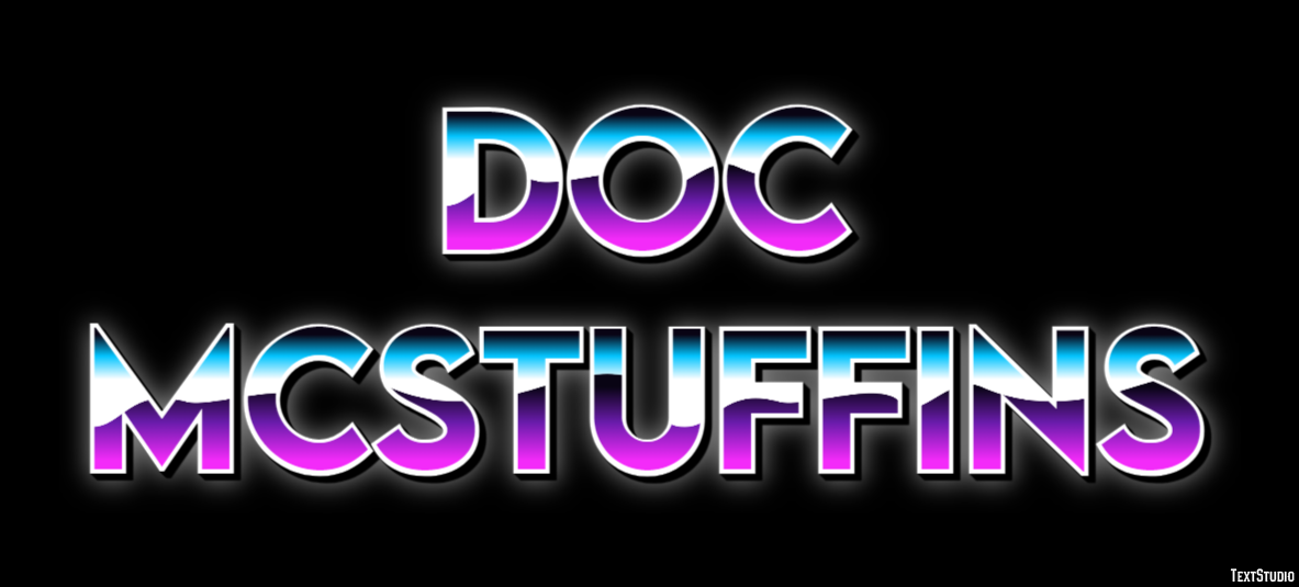 Doc McStuffins Text effect