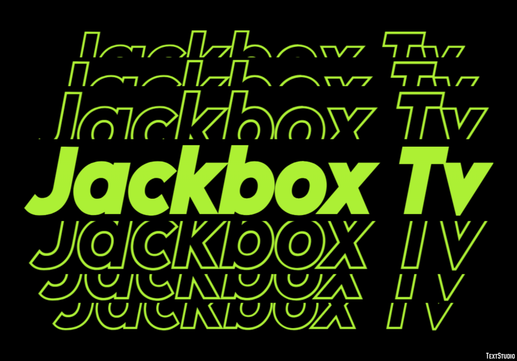 Jackbox Tv Efeito de texto