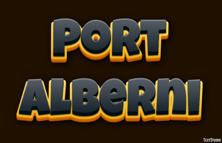 Port Alberni Texteffekt