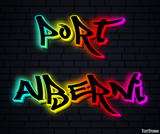 Port Alberni Efekt tekstowy