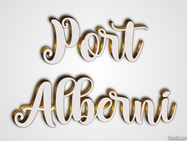 Port Alberni Texteffekt