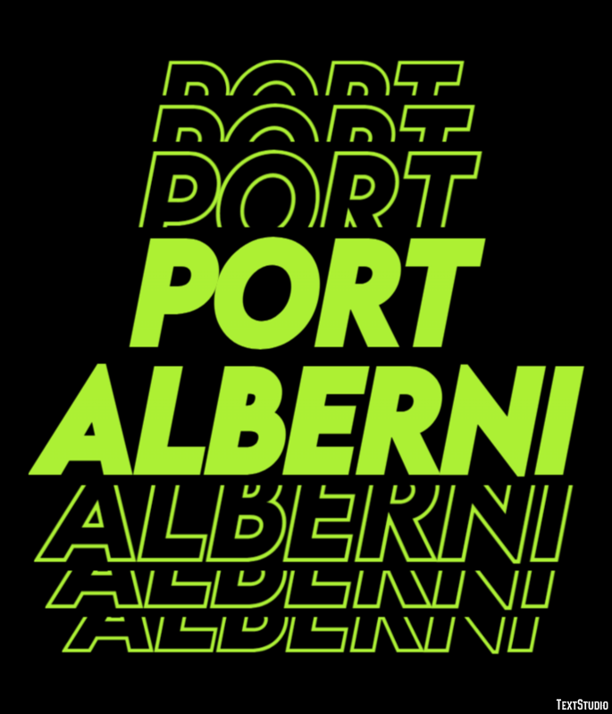 Port Alberni Efekt tekstowy