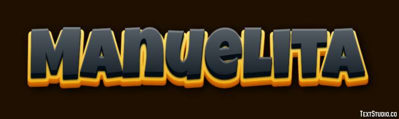 Manuelita Efecto de Texto