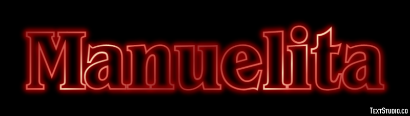 Manuelita Efecto de Texto