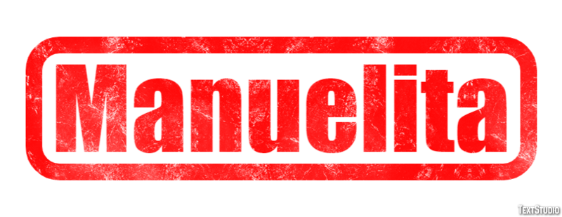 Manuelita Efecto de texto