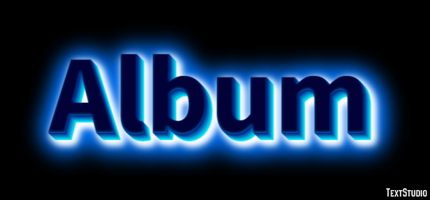 Album Text Effect