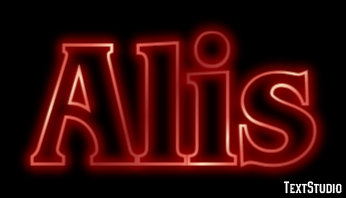 Alis Text effect