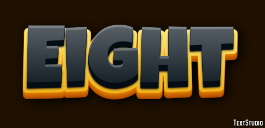 Eight Text Effect